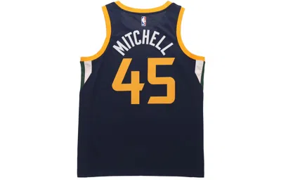 Nike 2020 Season Utah Jazz Mitchell Sw Shirt Men's College 'dark Blue Yellow'