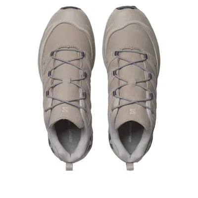 Salomon Xt-6 Expand Leather Sneakers In Gray