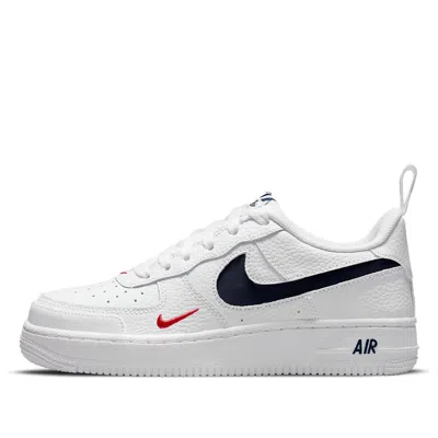 Nike (gs)  Air Force 1 Low 'patriots' In Gray