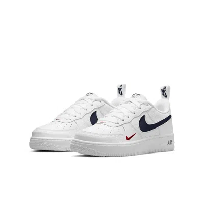 Nike (gs)  Air Force 1 Low 'patriots' In Gray