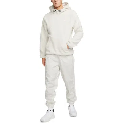 Nike Sport Logo Drawstring Hoodie 'white Black'