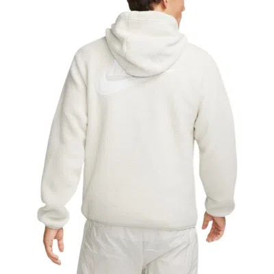 Nike Sport Logo Drawstring Hoodie 'white Black'