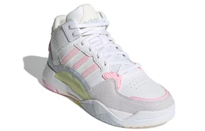 Adidas Originals (wmns) Adidas Neo 5th Quarter 'white Pink Yellow' In Multi