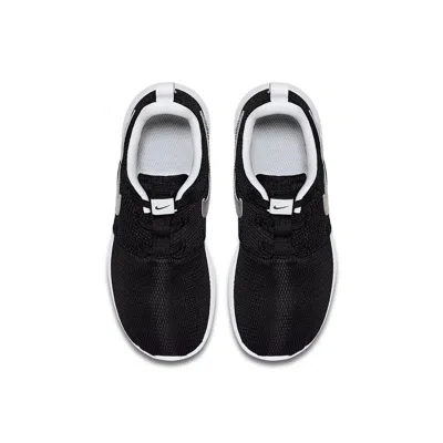 Nike (ps)  Roshe One Black/white/silver