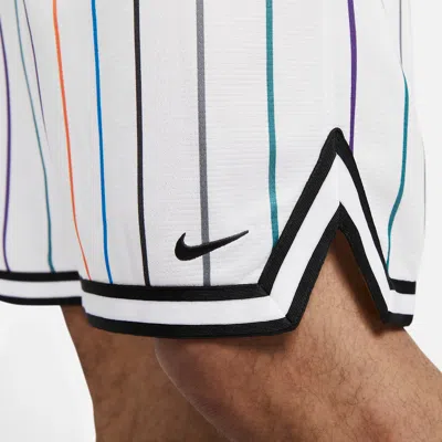 Nike Dri-fit Dna 25cm Basketball Shorts 'white' In Multi
