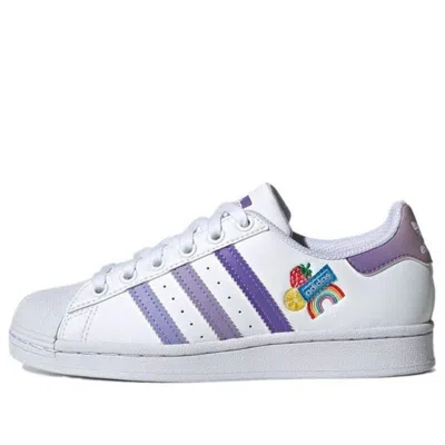 Adidas Originals (gs)  Superstar 'white Purple'