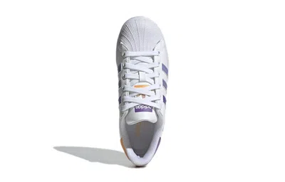 Adidas Originals (gs)  Superstar 'white Purple'