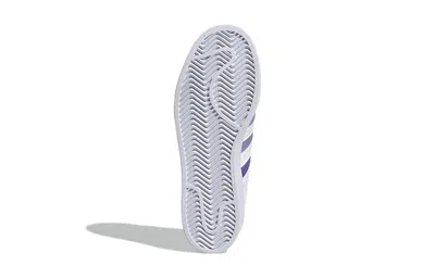 Adidas Originals (gs)  Superstar 'white Purple'