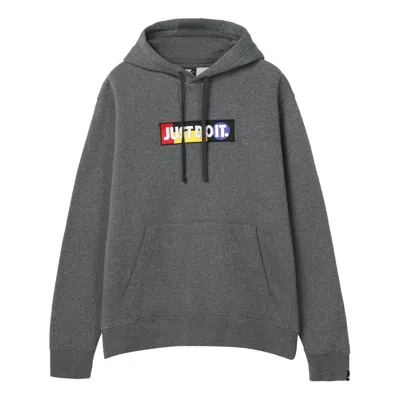 Nike Men's  Sportswear Jdi Fleece Black In Gray
