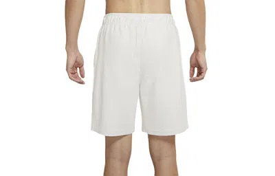 Nike Men's  Yoga Therma-fit Logo Printing Solid Color Sports Shorts Gray