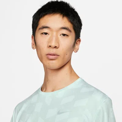 Nike Dri-fit Miler Short-sleeve Running Top 'green'