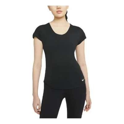 Nike (wmns)  Breathe Casual Sports Breathable Round Neck Short Sleeve Black