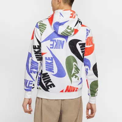 Nike As Men's  Sportswear Club Po Bbaop1 Team Orange In White