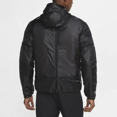 Nike Reflective Logo Running Sports Down Jacket Black