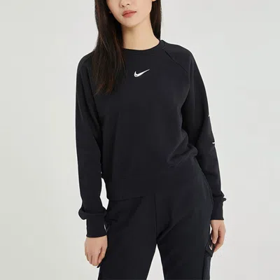 Nike (wmns)  Sportswear Swoosh French Terry Crew Sweatshirt 'black'