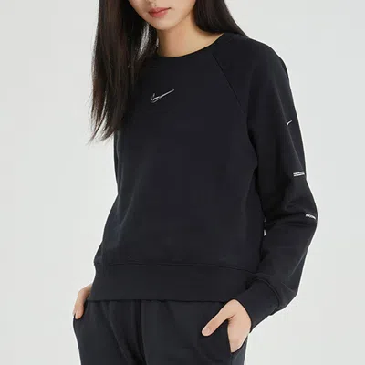Nike (wmns)  Sportswear Swoosh French Terry Crew Sweatshirt 'black'
