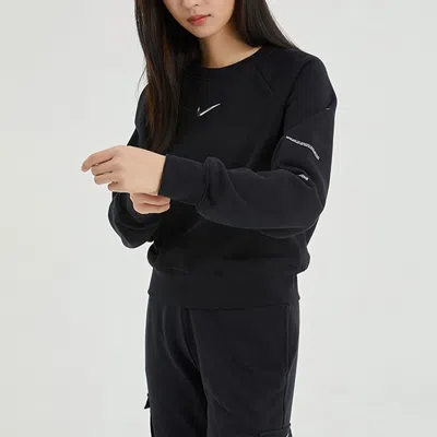 Nike (wmns)  Sportswear Swoosh French Terry Crew Sweatshirt 'black'