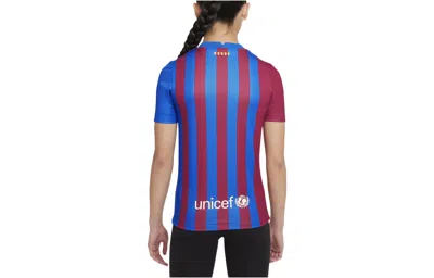 Nike (gs)  Fcb Ynk Df Stadium Stad Jersey Jsy Short Sleeve Ss Home Hm Soar In Multi