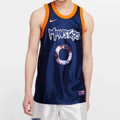 Nike Ss20 Lebron X Monstars Crossover Dna Jersey Large Basketball Vest Blue
