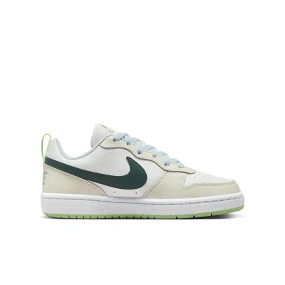 Nike (gs)  Court Borough Low Recraft Shoes 'white Beige Black'