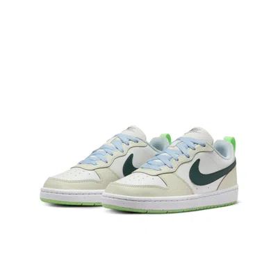 Nike (gs)  Court Borough Low Recraft Shoes 'white Beige Black'