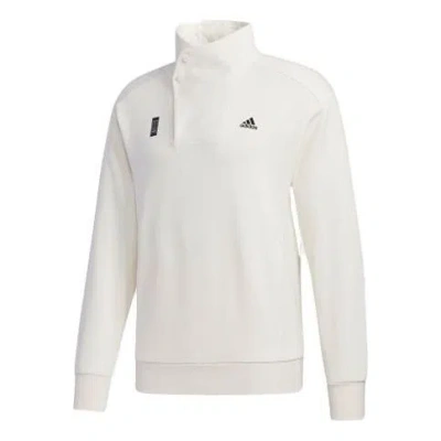 Adidas Originals [same To The Left] Adidas Wuji High Collar Side Button Sports Men's White