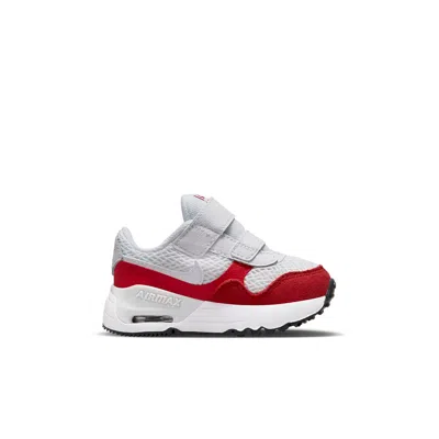 Nike (td)  Air Max Systm 'white University Red'