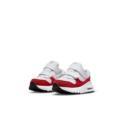 Nike (td)  Air Max Systm 'white University Red'