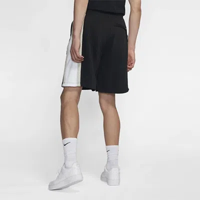 Nike Air French Terry Drawstring Zipper Pocket Casual Sports Shorts Black