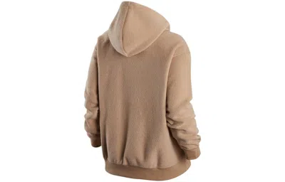 Nike (wmns)  Sportswear Logo Hoodie 'tan' In Brown