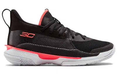 Under Armour (gs)  Curry 7 Big 'beta Red' In Black