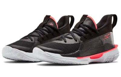 Under Armour (gs)  Curry 7 Big 'beta Red' In Black