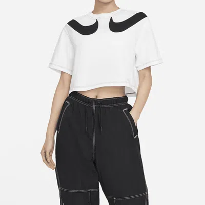 Nike (wmns)  Sportswear Swoosh Short Round-neck White