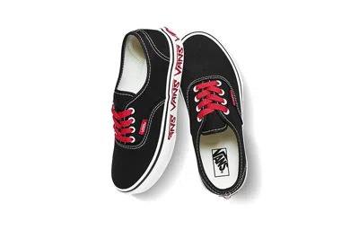 Vans (ps)  Authentic 'sketch Sidewall - Black Red'