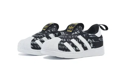 Adidas Originals (td)  Superstar 360 'black White Gold' In Multi