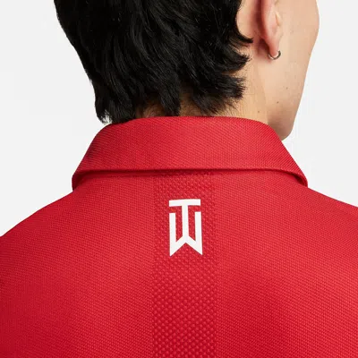 Nike Dri-fit Adv Tiger Woods Polo Shirts 'red'