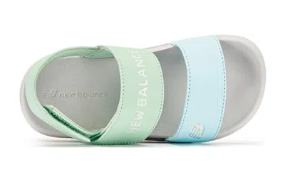 New Balance (gs)  Nclay Sandals 'blue Green White' In Red
