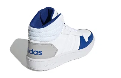 Adidas Originals (ps) Adidas Hoops 2.0 Mid Shoes 'white Blue' In Transparent
