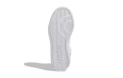 Adidas Originals (ps) Adidas Hoops 2.0 Mid Shoes 'white Blue' In Transparent