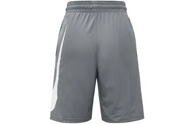 Nike Dri-fit Quick Dry Basketball Sports Gym Shorts Gray In Blue