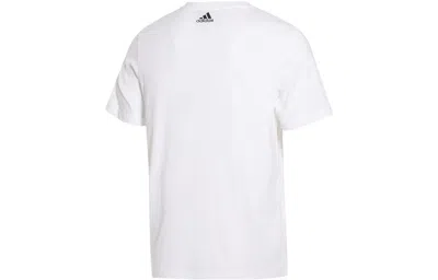 Adidas Originals Adidas Must Haves Graphic Badge Of Sport Tee In White