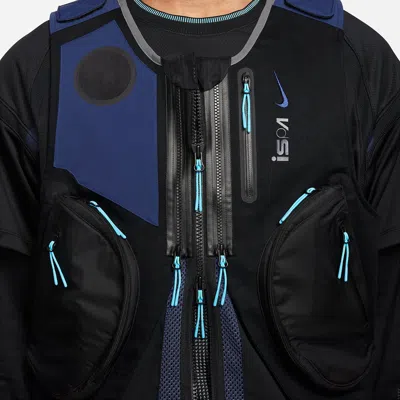 Nike Ispa Gilet 2.0 Vest 'black Midnight Navy' In Multi