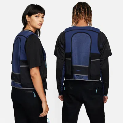 Nike Ispa Gilet 2.0 Vest 'black Midnight Navy' In Multi