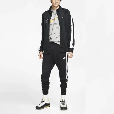 Nike Sportswear Casual Sports Knit Bundle Feet Long Pants Black