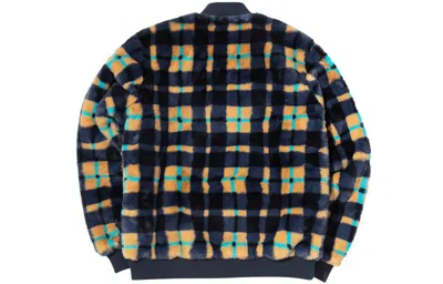 Nike Sb Dunk High X Concepts Crossover Skateboard Sports Plush Plaid Jacket Asia Edition Colorblock  In Multi