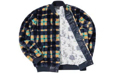 Nike Sb Dunk High X Concepts Crossover Skateboard Sports Plush Plaid Jacket Asia Edition Colorblock  In Multi