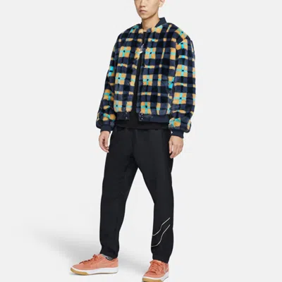 Nike Sb Dunk High X Concepts Crossover Skateboard Sports Plush Plaid Jacket Asia Edition Colorblock  In Multi