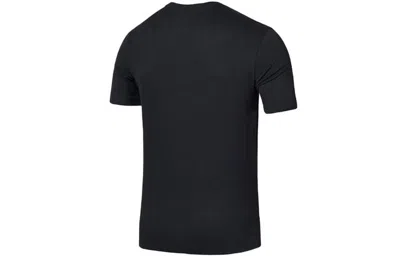 Nike Dri-fit Running Quick Dry Breathable Athleisure Casual Sports Short Sleeve Black