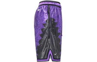 Nike X Space Jam:a New Legacy Lebron Basketball Shorts 'purple' In Blue