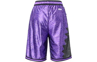 Nike X Space Jam:a New Legacy Lebron Basketball Shorts 'purple' In Blue